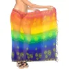 Customized pareo Hawaiian bath towels and beach towels Lavalava sarongs Lungi Qni shawl style from South Pacific island countries details Picture
